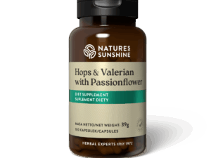 Hops Valerian with Passionflower 100 kaps. -Natures Sunshine