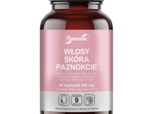 Włosy skóra paznokcie - 50 kapsułek - Panaseus