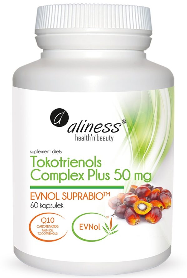 Tokotrienols Complex PLUS 50 mg EVNOL SUPRABIO x 60 kapsułek