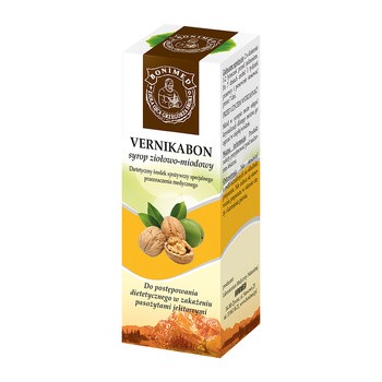 Vernikabon, syrop ziołowo-miodowy, 100 ml (130 g)